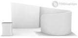 20x10 Pro Booth 21 - Unique Trade Show Booth Idea made into Reality, Demo Room Space and 3D Backdrop Wall - TDDisplays