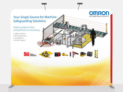 20 foot Straight EZ-Zip Fabric Display