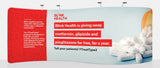 20 foot Serpentine EZ-Zip Fabric Display - TDDisplays