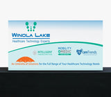 5 ft wide x 30 in high Fabric Popup Tabletop Display - TDDisplays