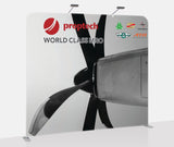 8 foot Straight EZ-Zip Fabric Display - TDDisplays