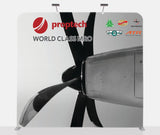 8 foot Straight EZ-Zip Fabric Display - TDDisplays
