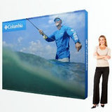 Brilliant 10 foot fabric popup display with endcaps - TDDisplays