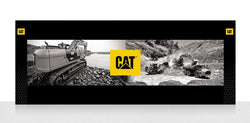 Super-tall 15 ft wide x 10 ft high fabric popup display