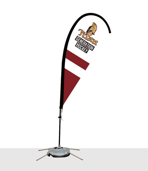 Iconis 6 foot Teardrop Flag