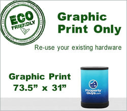 Print-only for Pop Double-sided Banner