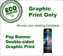 5 ft high Brilliant Fabric Popup Display for 8 ft tabletop use