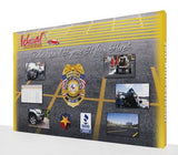 Super-tall 15 ft wide x 10 ft high fabric popup display - TDDisplays