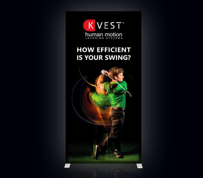 Vibrant1 LED Backlit 5 Ft Banner - Graphic Print Only