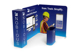 10x10 or 10x8 Pro Booth 2 - Corner Trade Show Booth with LED Backlit Tower Pillar and 2 Walls Booth Kit - TDDisplays