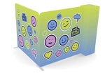 10x10 or 10x8 Pro Booth 2 - Corner Trade Show Booth with LED Backlit Tower Pillar and 2 Walls Booth Kit - TDDisplays