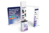 10x10 Pro - Package A - Arch Tower Backdrop Booth Kit, Archway Mount Monitor, Trade Show Booth Ideas, 10 foot Booth Kit - TDDisplays