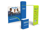 10x10 Pro - Package A - Arch Tower Backdrop Booth Kit, Archway Mount Monitor, Trade Show Booth Ideas, 10 foot Booth Kit - TDDisplays