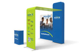10x10 Pro - Package A - Arch Tower Backdrop Booth Kit, Archway Mount Monitor, Trade Show Booth Ideas, 10 foot Booth Kit - TDDisplays