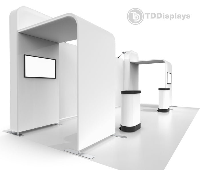 10x8 Pro-Package M - Pro Booth Package for Inline Booth Space, Modular ...