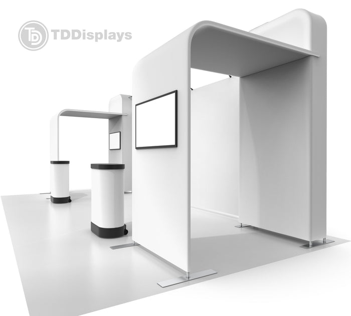 10x8 Pro-Package M - Pro Booth Package for Inline Booth Space, Modular ...