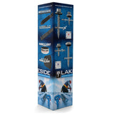 12ft Trade Show Display Backlit Tower, 3ft x 3ft x 12ft, Square Trade Show Tower, 360 Backlit Tower - TDDisplays