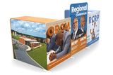 20x10 Pro Booth 17X - Enclosed Arch and Modular Backdrop Standard Booth Package, Alcove Storage, Monitor Mounts, 20 Ft Trade Show Booth Kit - TDDisplays