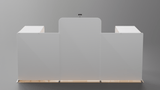 20x10 Pro Booth 17X - Enclosed Arch and Modular Backdrop Standard Booth Package, Alcove Storage, Monitor Mounts, 20 Ft Trade Show Booth Kit - TDDisplays