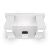 20x10 Pro Booth 18 - Inline Arches LED Backlit Standard Booth with 2 Arches, Double-sided 20 Foot LED Backlit Wall, Tension Fabric Backlit Trade Show Display