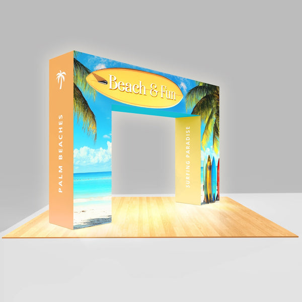 Backlit Trade Show 16x11 Event Archway - Lightbox Display Gateway Rect ...