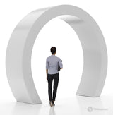 Trade Show Rectangular Semi - Circle Archway - 12x10 Standing Ring Banner Arch - TDDisplays