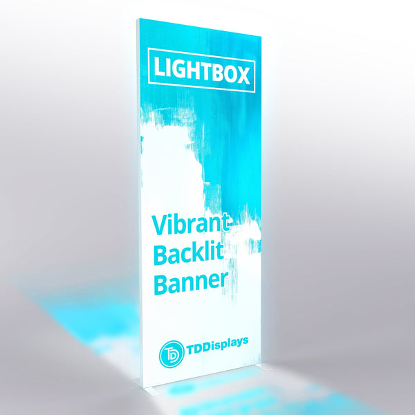 Vibrant1 LED Backlit 7ft Banner - Graphic Print Only – TDDisplays