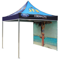 Brilliant 10 foot fabric popup display with endcaps