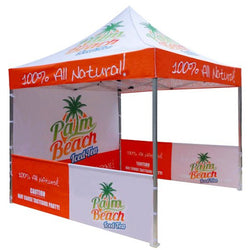 Brilliant 40 foot fabric popup display with endcaps