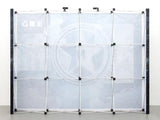 Brilliant 10 foot fabric popup display with endcaps - TDDisplays
