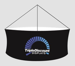 Brilliant 15 foot fabric popup display with endcaps