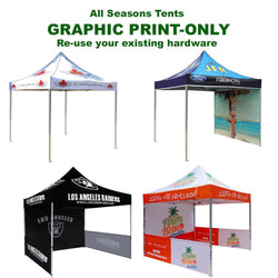 Super-tall 10 ft wide x 10 ft high fabric popup display